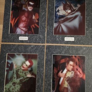 Batman Forever ChromArt Set of 4 — 1995 DC Comics Zanart Sample Archive  Rare